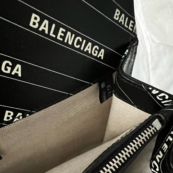 SOLD: GUCCI X BALENCIAGA Calfskin Logo Print Dionysus Shoulder Bag Black - Picture 12 of 12